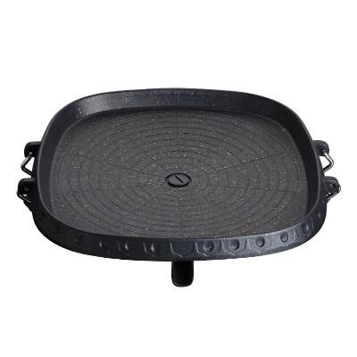卡式烤不粘煎f锅石气烧炉盘麦饭燃户锅具用烤肉盘韩式野外外家i.