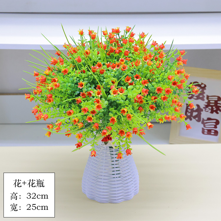 塑料假花套餐仿真绿植家居装饰品书桌餐厅摆设花文艺布景拍摄道具