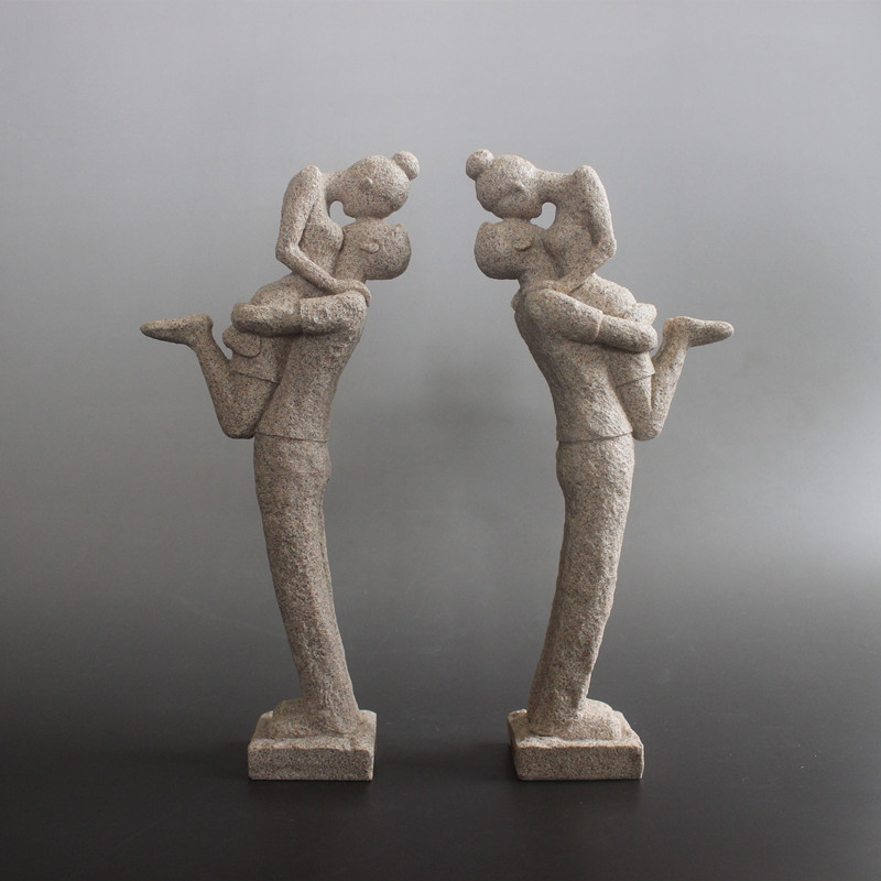 泥雕匠砂岩摆件艺术客厅抽象