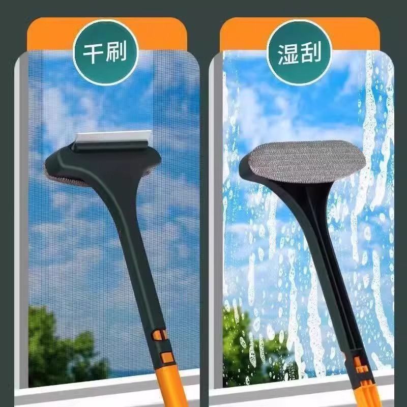 免拆洗纱窗刷清洗神器清洁刷子双面擦刮水器玻璃刮家用清理纱窗网