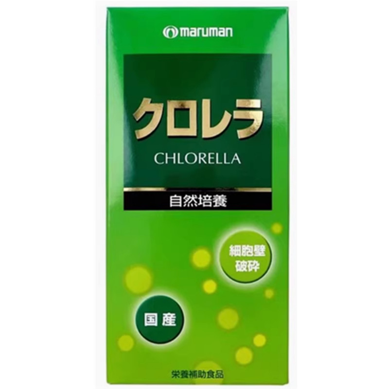 日本Maruman破壁小球藻1200粒补充蛋白质+氨基酸补铁补钙补钾补镁