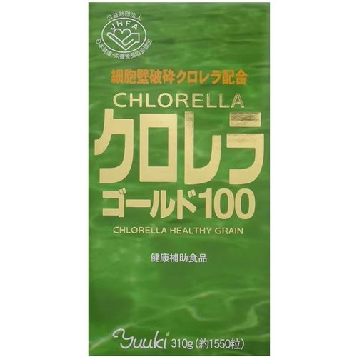 日本代购Yuuki破壁小球藻1550片