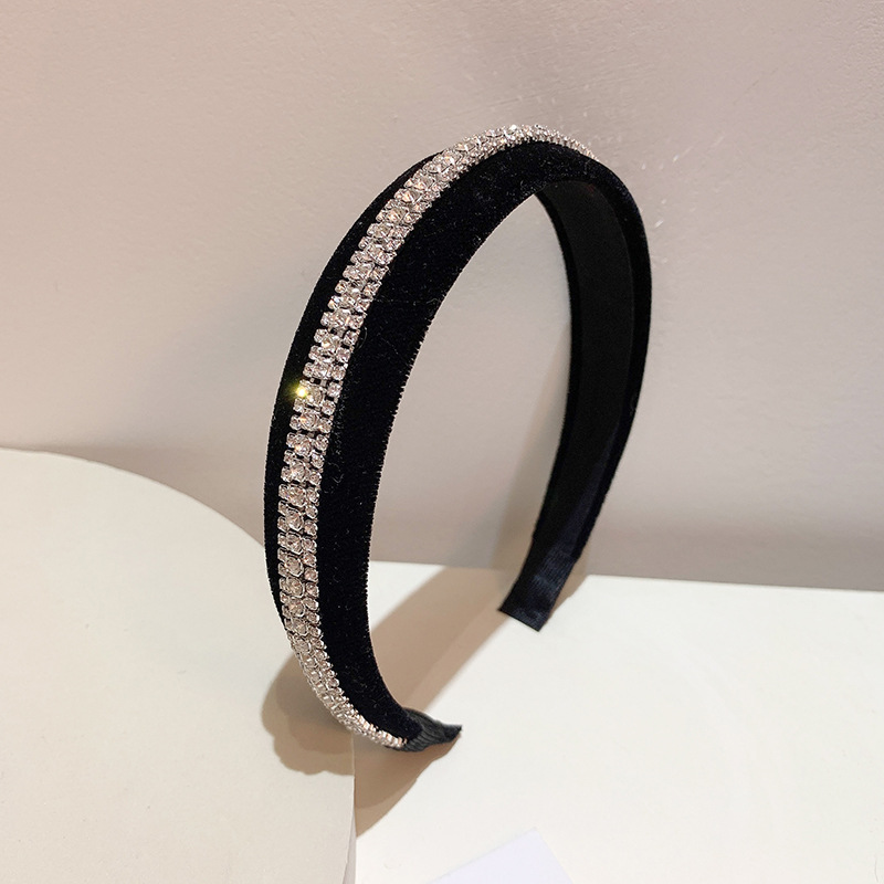 韩国钻发箍水钻头箍带钻压发卡女