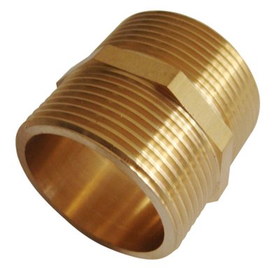 全铜1.5寸DN40铜对丝外丝/外牙铜直接水管直通接j头1寸半直接.