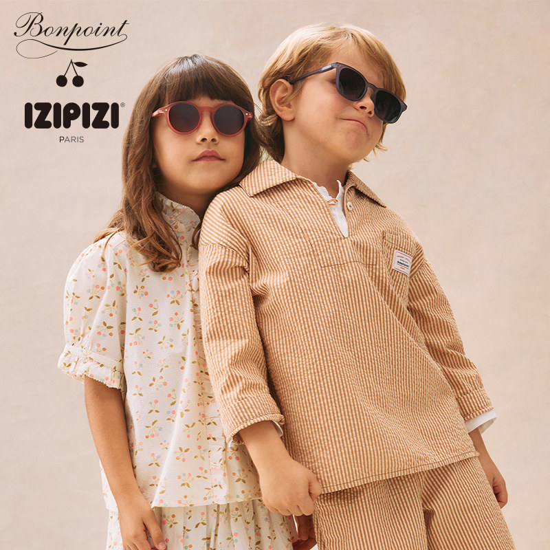 Bonpoint X IZIPIZI联名春夏儿童度假风太阳镜