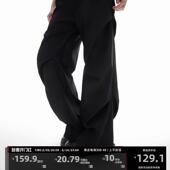 散养文化褶皱小众设计感西裤 子男 女秋冬百搭休闲cleanfit显瘦长裤