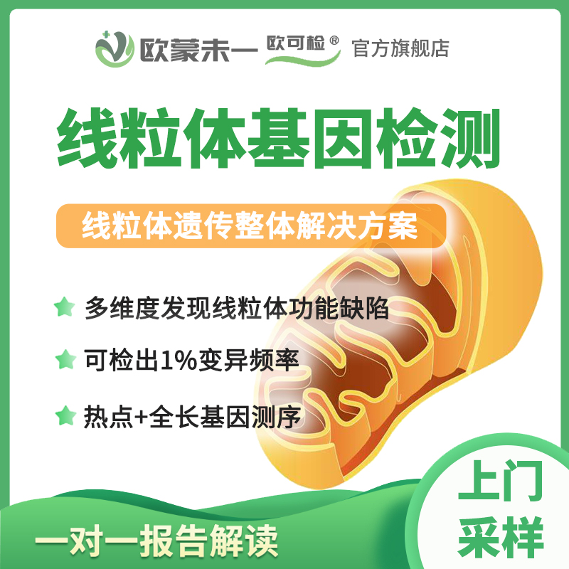 线粒体基因组分析 线粒体基因检测 线粒体疾病基因检测全套