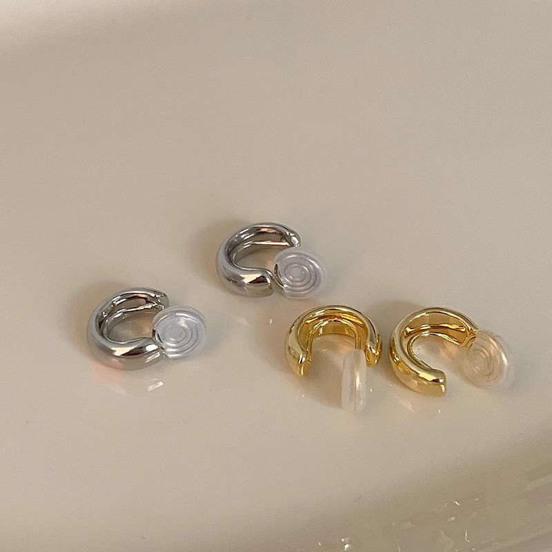 高档正品新款个性蚊香盘耳夹感轻奢小众耳女无耳洞简约轻奢甜酷风