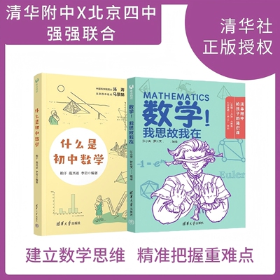 【正版】什么是初中物理+什么是初中数学 张虎岗 清华大学出版社 初中物理学霸笔记知识一本全 初中物理的知识框架知识点速记