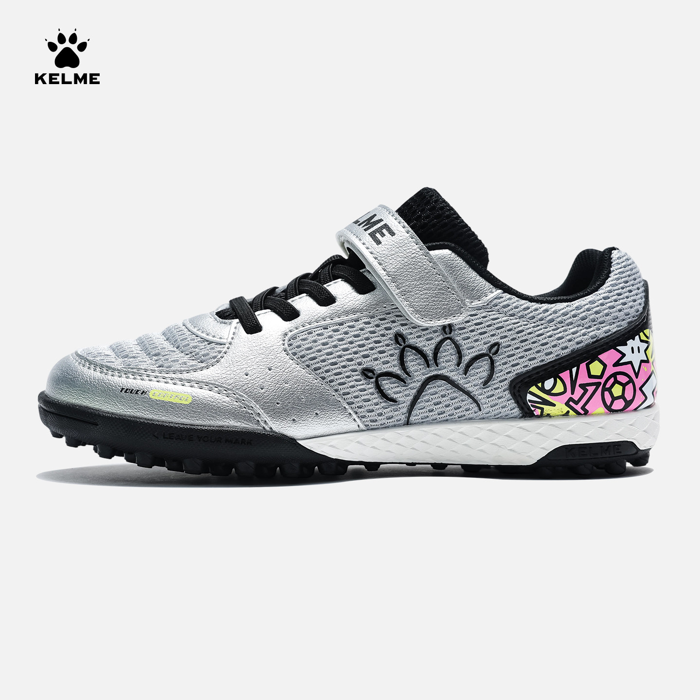 KELME KIDS卡尔美儿童足球鞋男女童碎钉比赛小学生少年tf训练鞋子