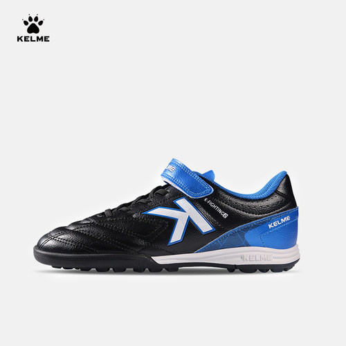 kelme儿童魔术贴人工草地足球鞋