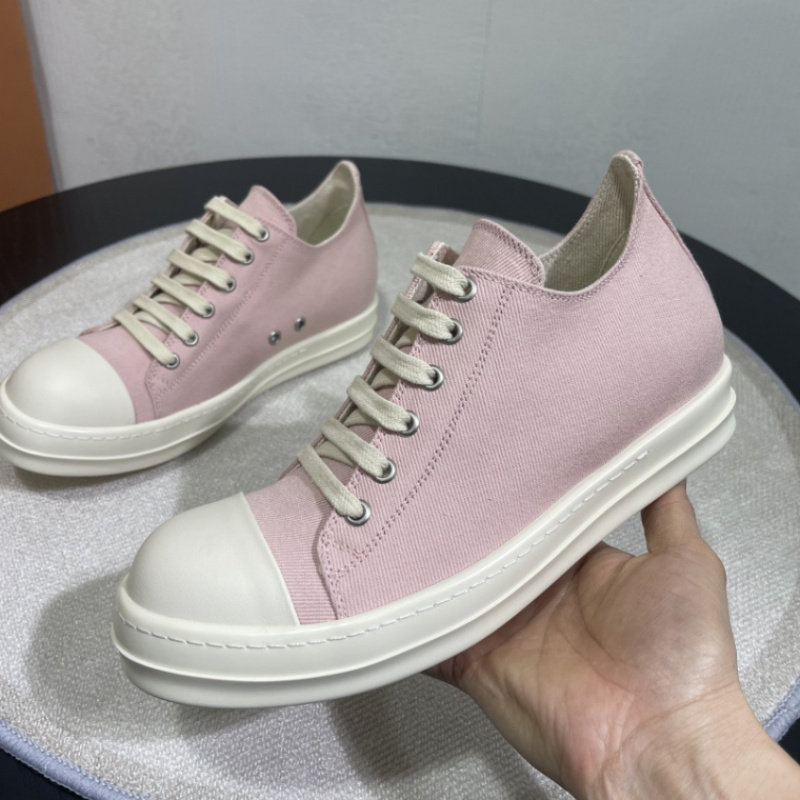RO暗黑风奶香底帆布鞋