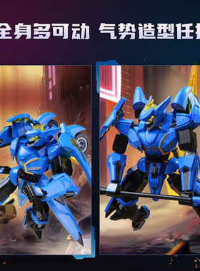 赵云王者荣耀英雄角色机甲益智拼装积木8岁儿童拼砌玩具启蒙78005