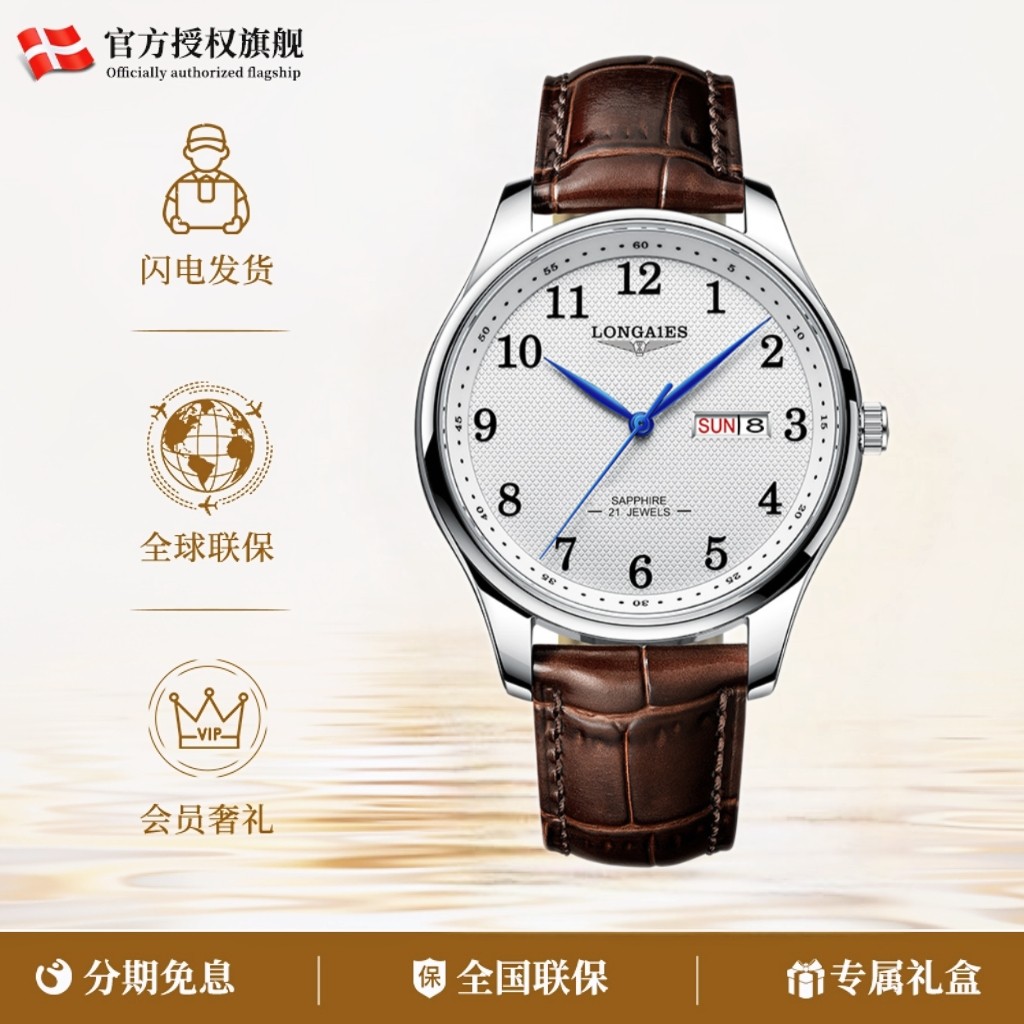 官网瑞士正品情侣一对男女士全自动机械表防水时尚商务手表