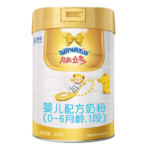 买5发6罐同品】澳优能力多1段800g婴儿配方奶粉能立多官方旗舰店