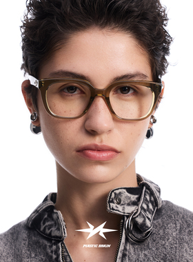 PLASTIC BRAIN塑料脑袋百搭高级感近视眼镜素颜黑框眼镜可配度数