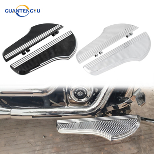 司机前脚踏板M8加大踏板114立方 Boy改装 适用哈雷肥仔 Fat