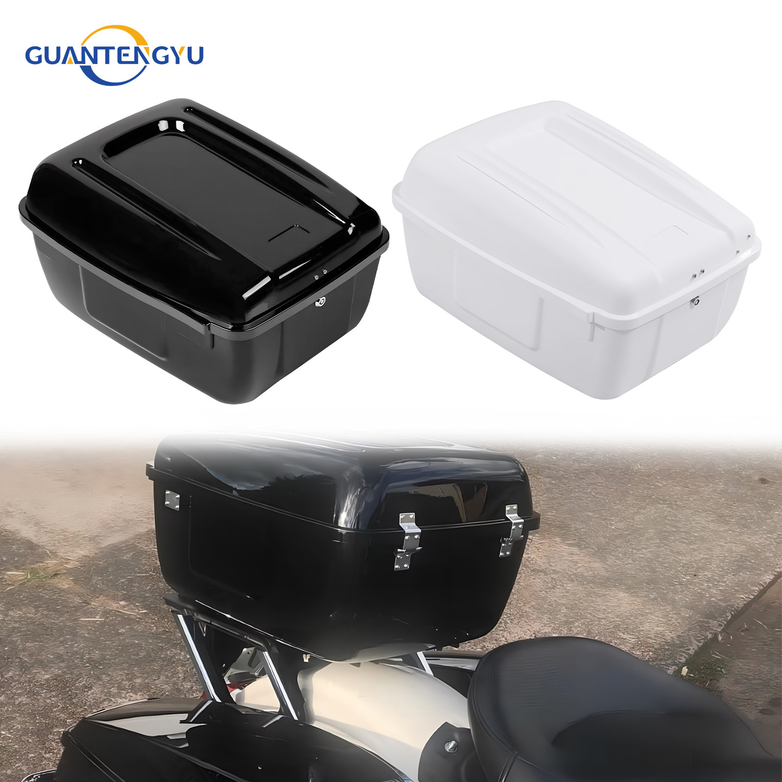 适用哈雷大滑翔路王滑翔改装警版后备箱后尾箱全新出口品质高质量