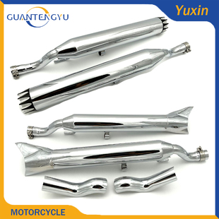 适用宝马R18 改装尾段排气 造梦者cfr改装排气 火焰排气 鱼尾排气