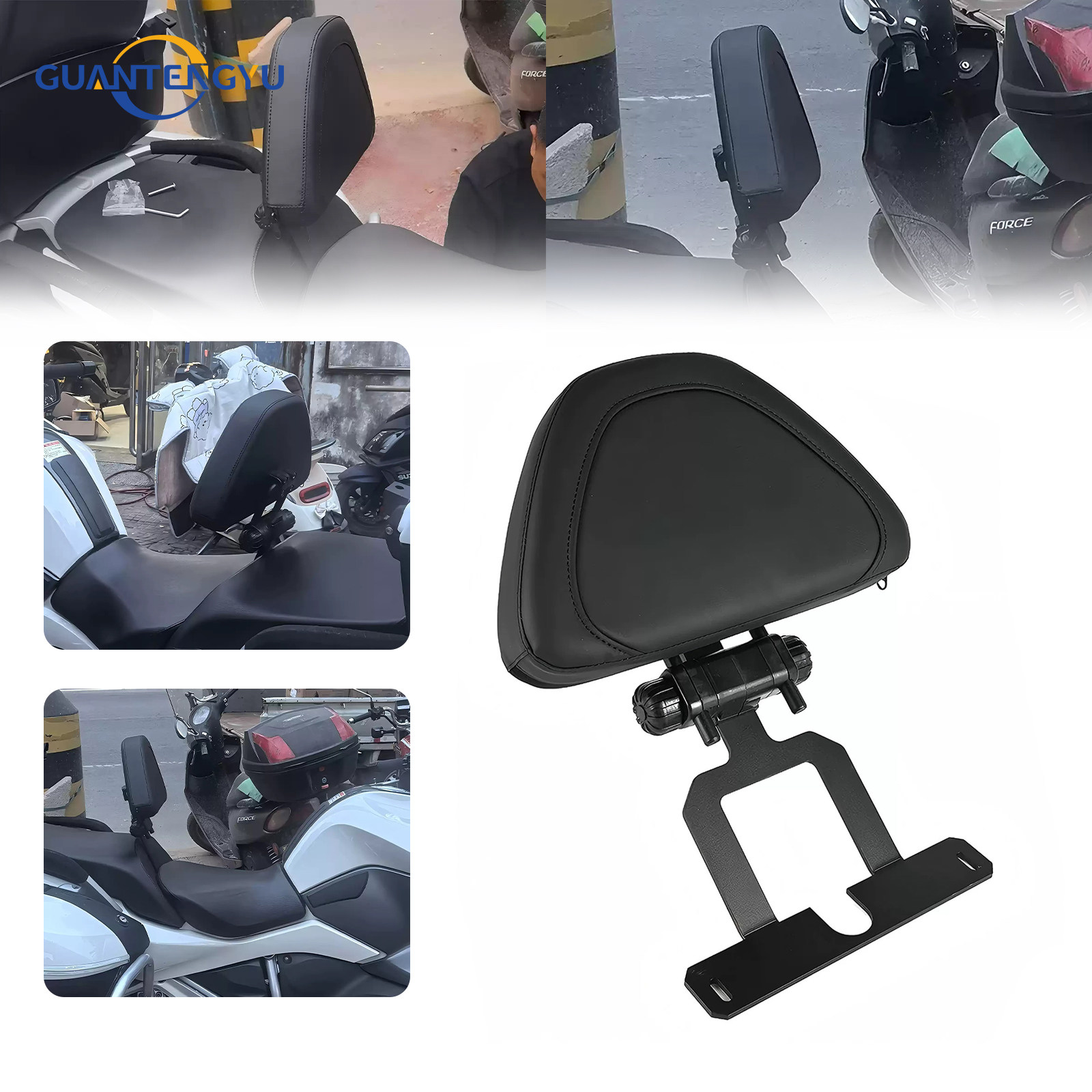 适用宝马R1200RT R1250RT 改装司机中置靠背驾驶员坐垫调节中靠背