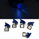 汽车摩托车改装 LED带灯拨动大灯开关铝合金12V通用用品附件