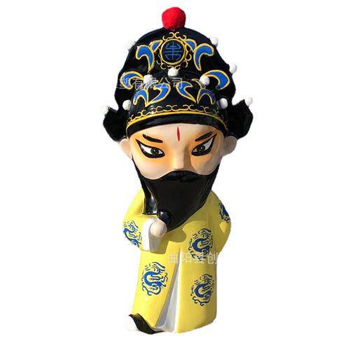 定制玻璃钢网红古典卡通戏曲人物雕塑中国风京剧花旦梨园茶楼戏院