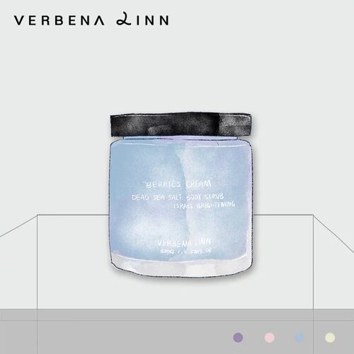 [正品]闻梨磨砂膏VerbenaLinn烟酰胺深层香氛海盐精油身体磨砂膏