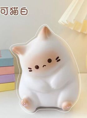 解压玩具可可猫捏捏乐慢回弹小猫咪办公室摆件网红发泄减压神器