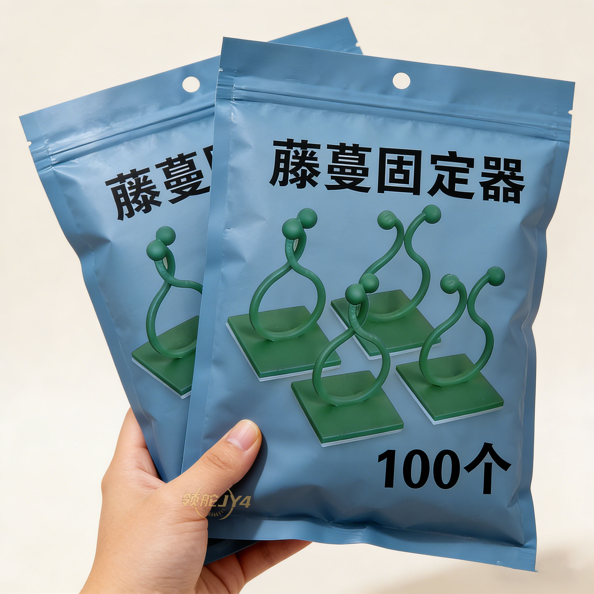 绿萝爬墙固定器上墙神器花藤爬架固定花枝条免打孔粘贴式强力粘性