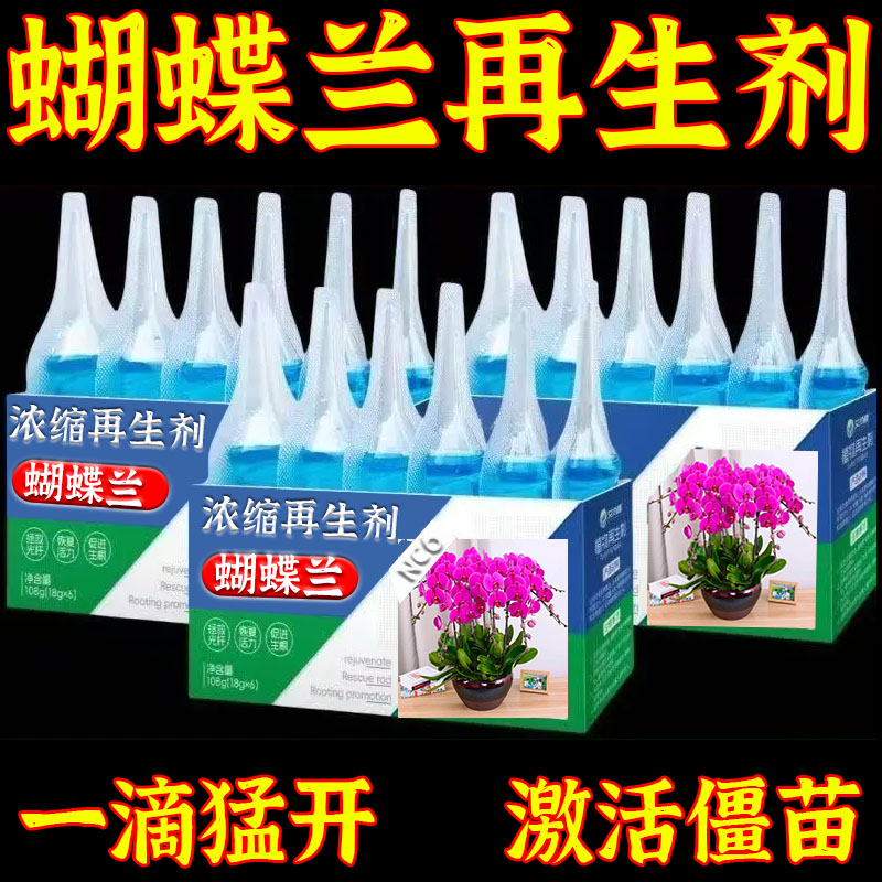蝴蝶兰通用浓缩植物形再生剂营养液催芽促花绿植花卉拯救光杆发黄