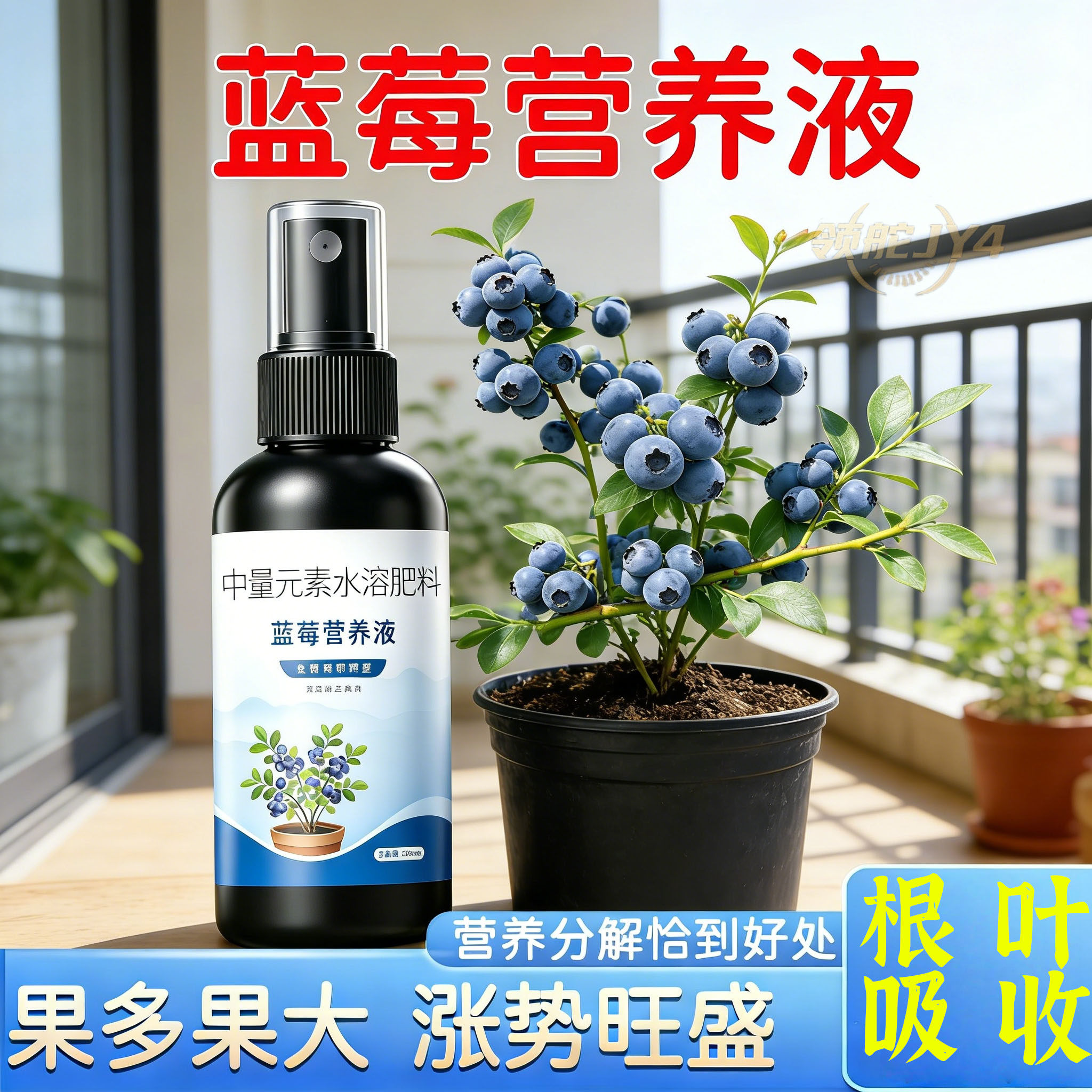 蓝莓专用营养液生根壮苗促爆果
