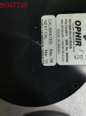 以色列OPHIR激光功率计探头PE10BB-SH-V2 RO(议价)