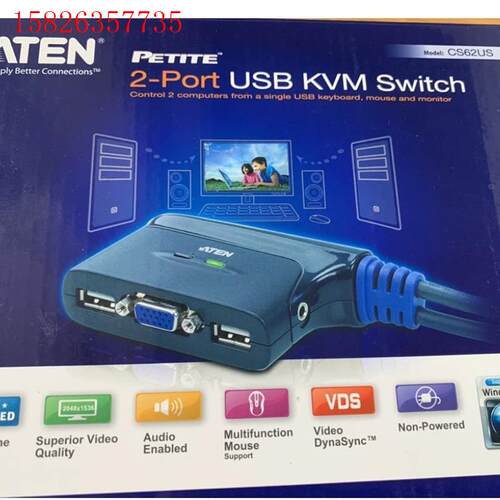 ATEN宏正切换器CS62US,,。(议价)