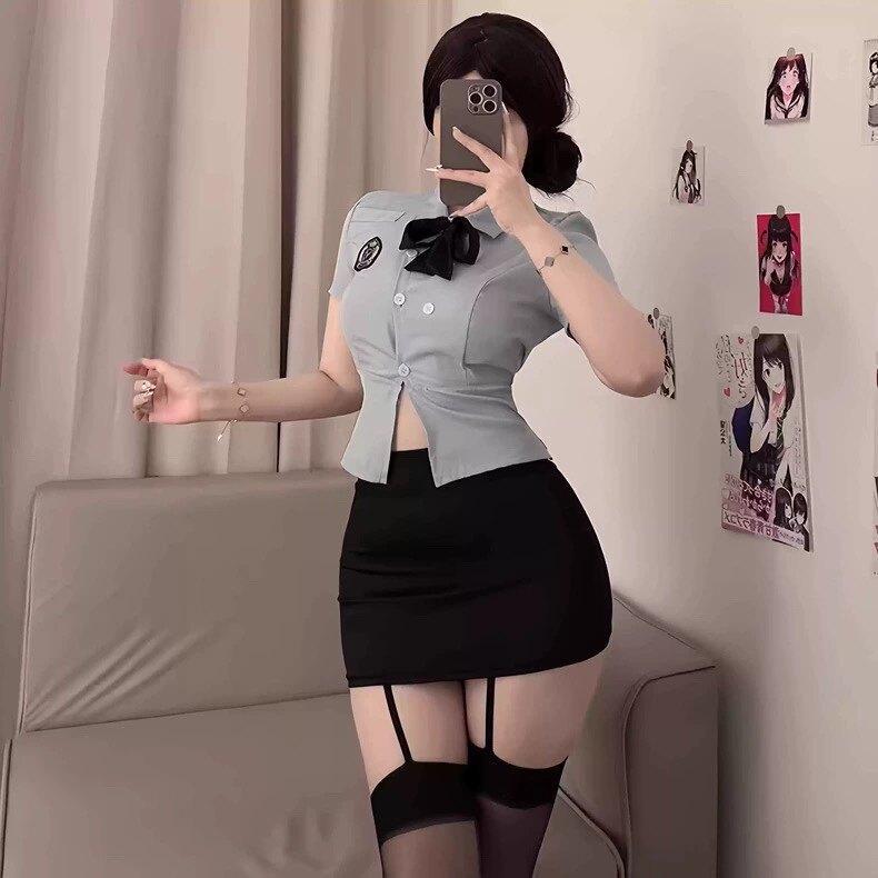情趣cos甜美水手jk制服性感房事高级感睡裙夏季女款纯欲内衣qqny