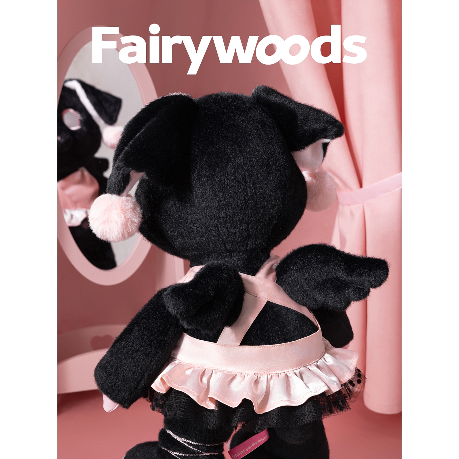 Fairywoods『BLACK JUJU』玩偶小猪公仔女生睡觉抱送情侣可爱毛绒