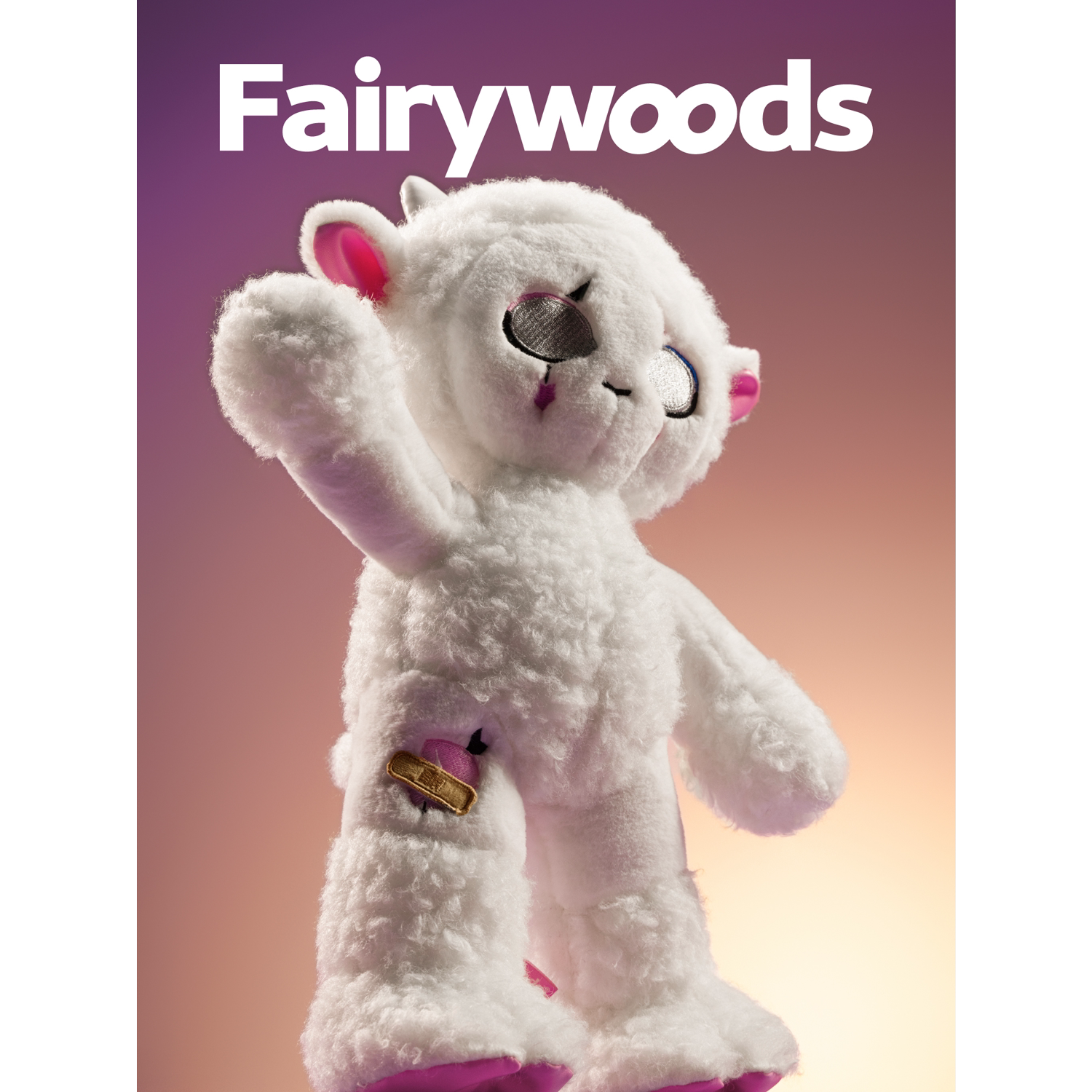 Fairywoods『小丑咩咩』玩偶 小羊公仔抱偶布艺可爱毛绒玩具礼盒