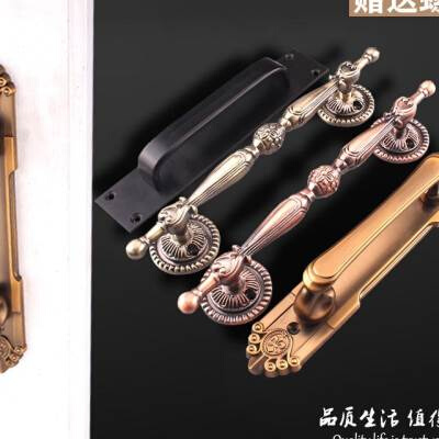 大门大拉手明装大拉手客厅门把手推拉门木门拉手仿古拉手欧式拉手