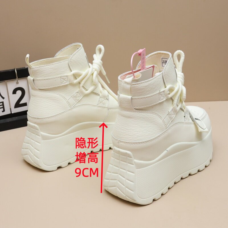 运动鞋女百搭小个子厚底增高