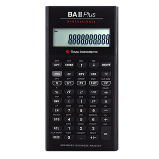 【德州官方专卖店】德州仪器CFA金融计算器TI BA II plus pro指定考试FRM专业版计算器财务理财计算机cma