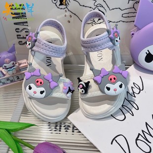 女童公主凉鞋女款2026新款小孩女生夏天女鞋时尚小学生高颜值鞋子