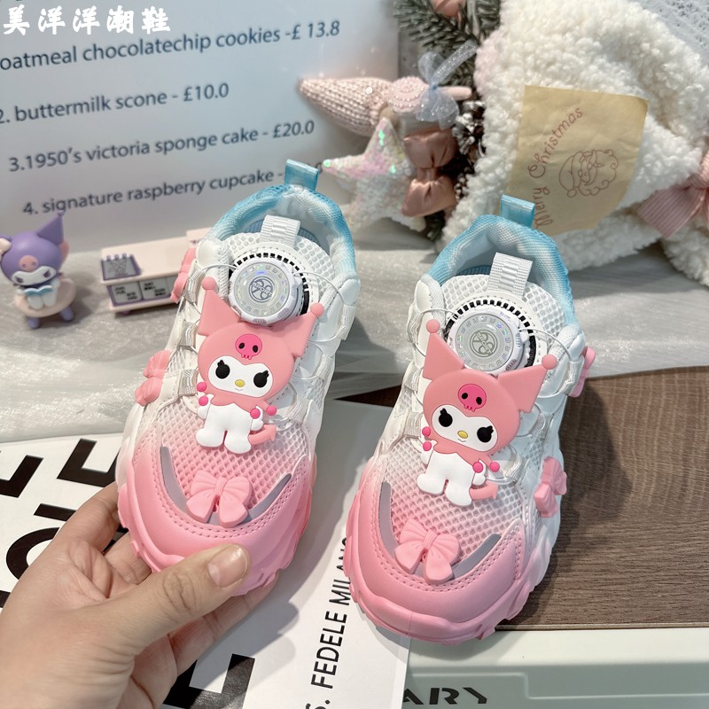 舒适卡通女童洋气运动鞋