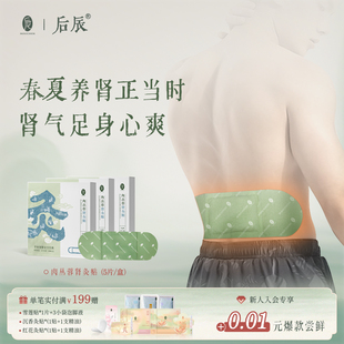 后辰肉苁蓉肾灸贴男士用艾灸贴温感大黑膏热敷贴【自播链接】
