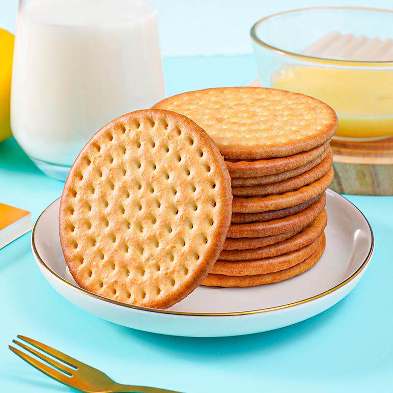 正宗草原鲜乳牛乳大饼整箱牛奶味饼干薄脆小零食品独立包装老式一