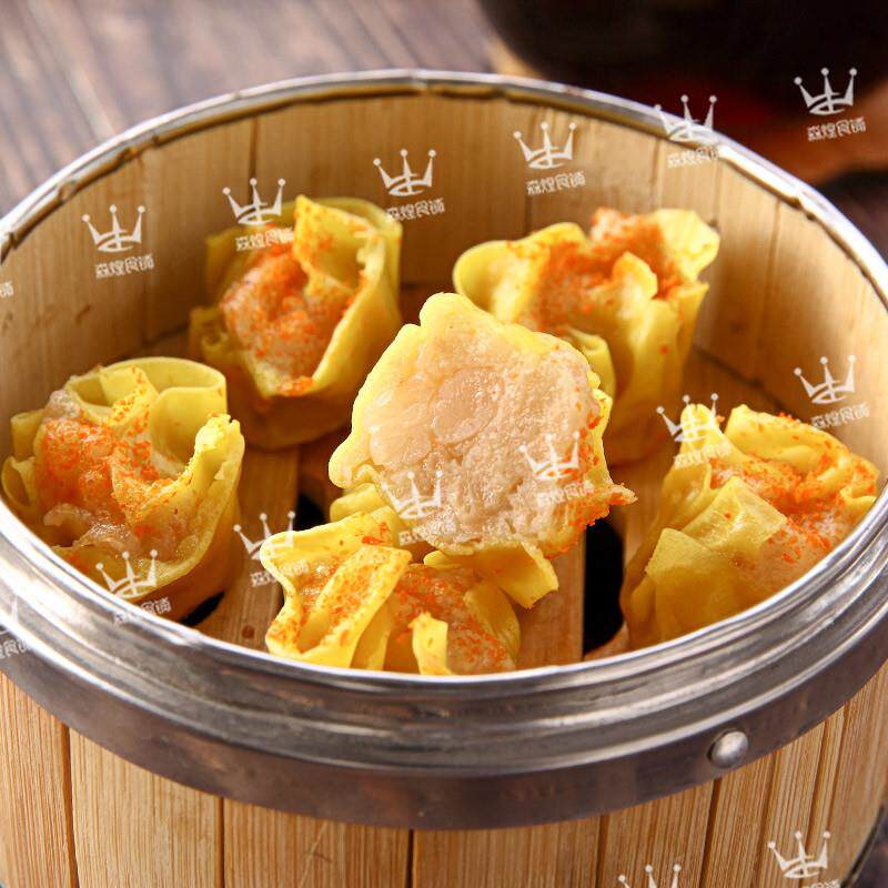 正宗虾肉烧卖广式早茶鲜虾烧麦干蒸广东儿童早餐速食港式点心