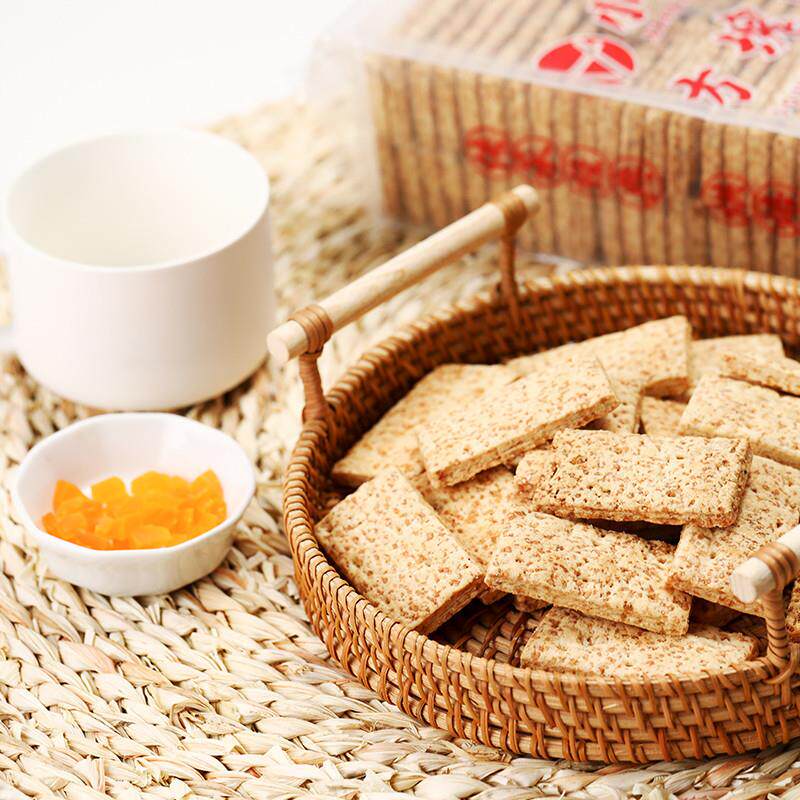 正宗台湾庄家千层方块酥牛轧饼干牛扎酥糖烘焙原材料全麦咸