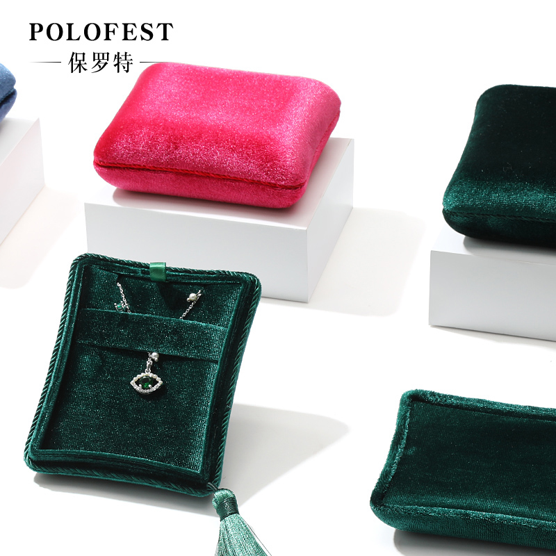 POLOFEST流苏首饰盒2024年新款珠宝收纳盒天