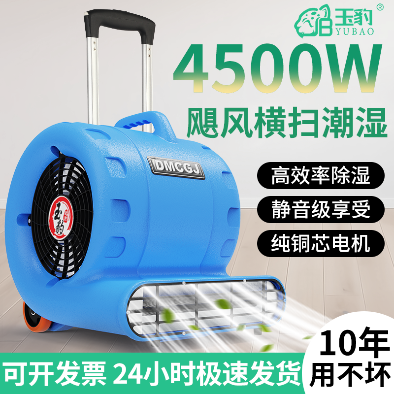 吹地机地面吹干机玉豹商用大功率干燥强力地毯厕所地板除湿吹风机