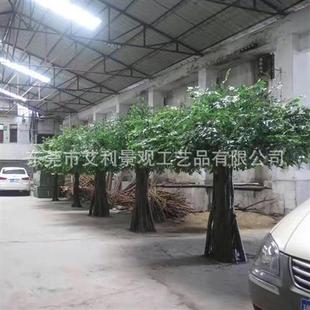 半边榕树室内外人造大型工程树装饰树酒店大厅大树绿植高仿真