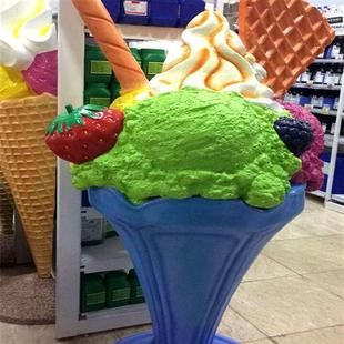 汉堡泡沫玻璃钢雕塑商场连锁经营场所橱窗美陈摆件