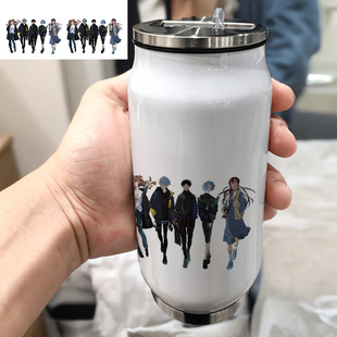 EVA新世界福音战士联名男女健身可外带情侣运动304不锈钢保温杯子